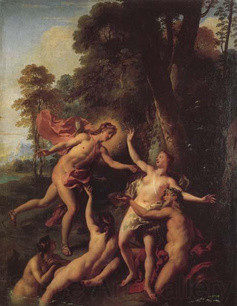 Jean-Francois De Troy Apollo and Daphne Norge oil painting art